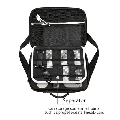 Multi-function PU Shoulder Storage Bag Suitcase with Baffle For DJI Mavic Mini 2(Black Liner) - Carry Cases & Bags by buy2fix | Online Shopping UK | buy2fix