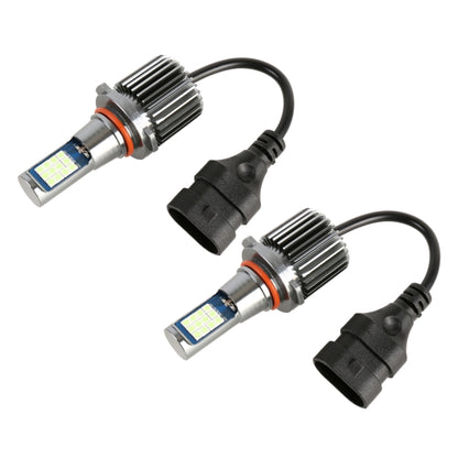 9005 2 PCS DC12-24V / 10.5W Car Fog Lights with 24LEDs SMD-3030 & Constant Current, Box Packaging(Ice Blue Light) - Fog / Driving Lights by buy2fix | Online Shopping UK | buy2fix