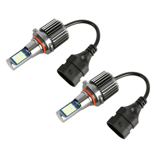 9005 2 PCS DC12-24V / 10.5W Car Fog Lights with 24LEDs SMD-3030 & Constant Current, Box Packaging(Ice Blue Light) - Fog / Driving Lights by buy2fix | Online Shopping UK | buy2fix