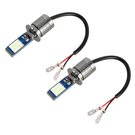H3 2 PCS DC12-24V / 10.5W Car Fog Lights with 24LEDs SMD-3030 & Constant Current, Box Packaging(Ice Blue Light) - Fog / Driving Lights by buy2fix | Online Shopping UK | buy2fix