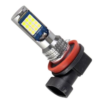 H11 / H8 2 PCS DC12-24V / 8.6W Car Double Colors Fog Lights with 24LEDs SMD-3030 & Constant Current, Bag Packaging(White Light + Lime Light) - Fog / Driving Lights by buy2fix | Online Shopping UK | buy2fix