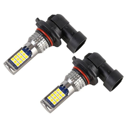 9006 2 PCS DC12-24V / 8.6W Car Fog Lights with 24LEDs SMD-3030 & Constant Current, Bag Packagin(Gold Light) - Fog / Driving Lights by buy2fix | Online Shopping UK | buy2fix