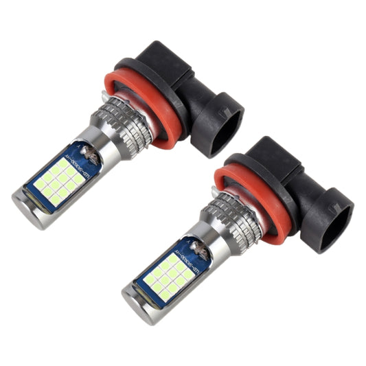 H11 / H8 2 PCS DC12-24V / 8.6W Car Fog Lights with 24LEDs SMD-3030 & Constant Current, Bag Packagin(Ice Blue Light) - Fog / Driving Lights by buy2fix | Online Shopping UK | buy2fix