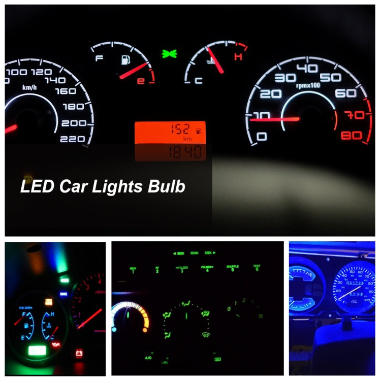 35 PCS T10 Car Modification LED Indicator Light with T10 Lamp Holder(Red Light） - Clearance Lights by buy2fix | Online Shopping UK | buy2fix