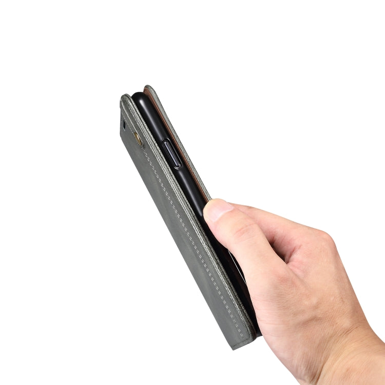 For iPhone XS Max Simple Wax Crazy Horse Texture Horizontal Flip Leather Case with Card Slots & Wallet(Dark Green) - More iPhone Cases by buy2fix | Online Shopping UK | buy2fix