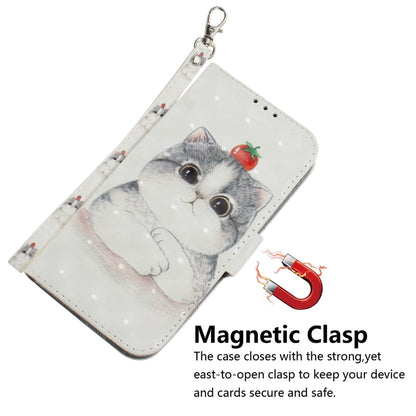 For Samsung Galaxy S21 5G 3D Colored Drawing Horizontal Flip Leather Case with Holder & Card Slots & Wallet & Lanyard(Cute Cat) - Galaxy S21 5G Cases by buy2fix | Online Shopping UK | buy2fix