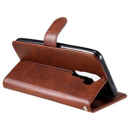 For OPPO A9 (2020) / A5 (2020) Fashion Calf Texture Zipper Horizontal Flip Leather Case with Holder & Card Slots & Wallet(Brown) - OPPO Cases by buy2fix | Online Shopping UK | buy2fix