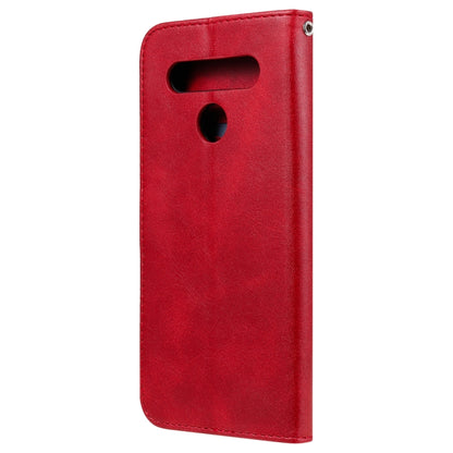For LG K41S / K51S Fashion Calf Texture Zipper Horizontal Flip Leather Case with Holder & Card Slots & Wallet(Red) - LG Cases by buy2fix | Online Shopping UK | buy2fix