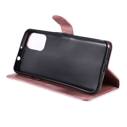 For Motorola Moto G9 Plus Fashion Calf Texture Zipper Horizontal Flip Leather Case with Holder & Card Slots & Wallet(Rose Gold) - Motorola Cases by buy2fix | Online Shopping UK | buy2fix