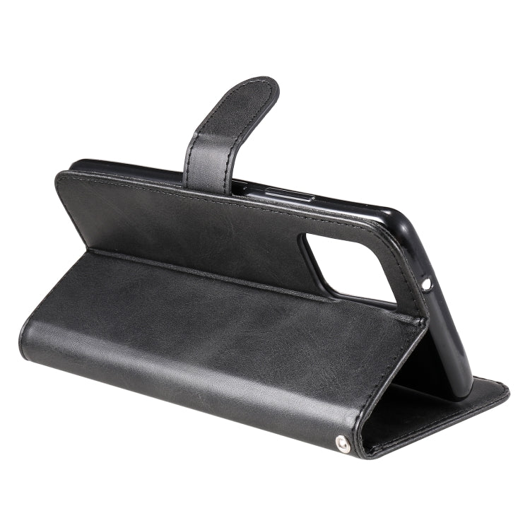 For Samsung Galaxy A42 5G Fashion Calf Texture Zipper Horizontal Flip Leather Case with Holder & Card Slots & Wallet(Black) by buy2fix