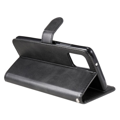 For Samsung Galaxy A42 5G Fashion Calf Texture Zipper Horizontal Flip Leather Case with Holder & Card Slots & Wallet(Black) by buy2fix