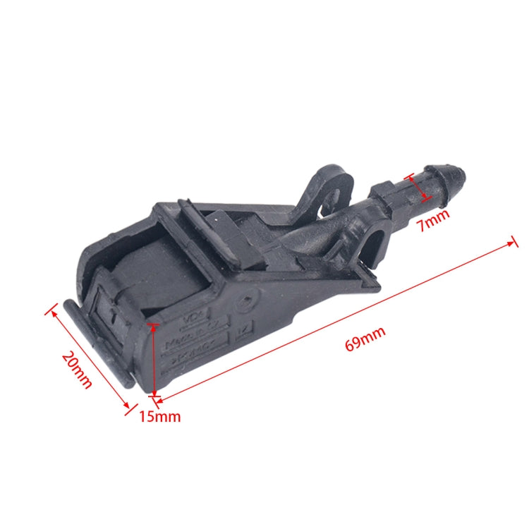 2 PCS Windshield Washer Wiper Jet Water Spray Nozzle 6RD955985 for Volkswagen - Windscreen Wipers by buy2fix | Online Shopping UK | buy2fix