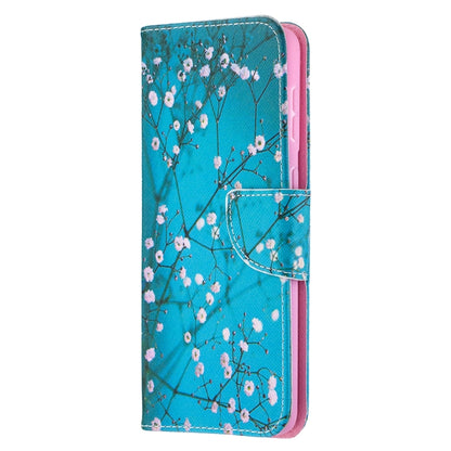 For Samsung Galaxy S21+ 5G Colored Drawing Pattern Horizontal Flip Leather Case with Holder & Card Slots & Wallet(Plum Blossom) - Galaxy S21+ 5G Cases by buy2fix | Online Shopping UK | buy2fix
