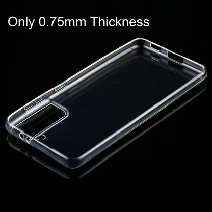 For Samsung Galaxy S21 5G 0.75mm Ultrathin Transparent TPU Soft Protective Case - Galaxy S21 5G Cases by buy2fix | Online Shopping UK | buy2fix