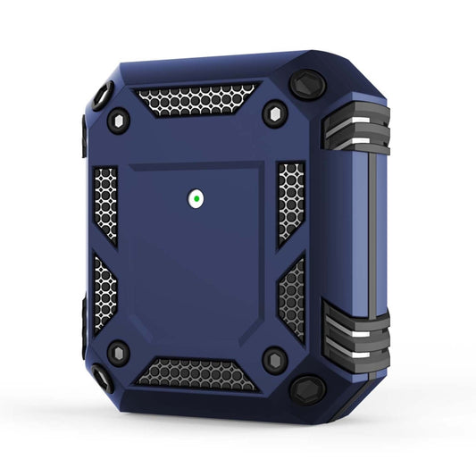 Iron Man Four-corner Shockproof Earphone Protective Cover For AirPods 1 / 2(Blue) - For AirPods 1/2 by buy2fix | Online Shopping UK | buy2fix