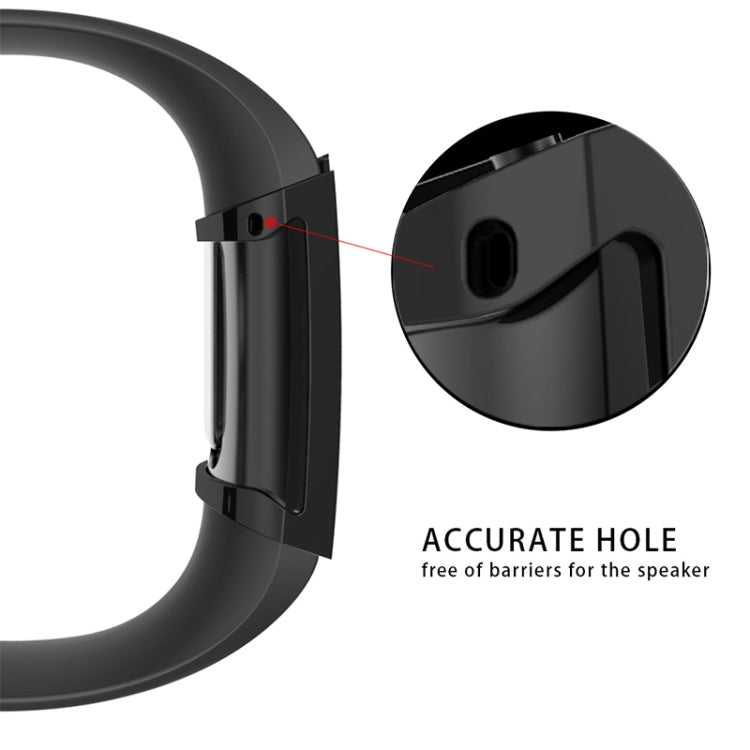 For Fitbit Charge 3 / 4 Full Coverage Plating TPU Watch Case(Black) - Watch Bands by buy2fix | Online Shopping UK | buy2fix