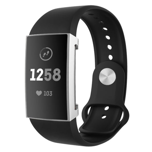 For Fitbit Charge 3 / 4 Full Coverage Plating TPU Watch Case(Silver) - Watch Bands by buy2fix | Online Shopping UK | buy2fix