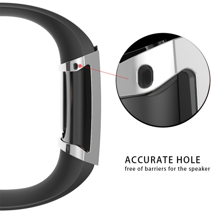 For Fitbit Charge 3 / 4 Full Coverage Plating TPU Watch Case(Silver) - Watch Bands by buy2fix | Online Shopping UK | buy2fix