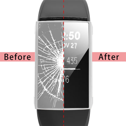 For Fitbit Charge 3 / 4 Full Coverage Plating TPU Watch Case(Silver) - Watch Bands by buy2fix | Online Shopping UK | buy2fix
