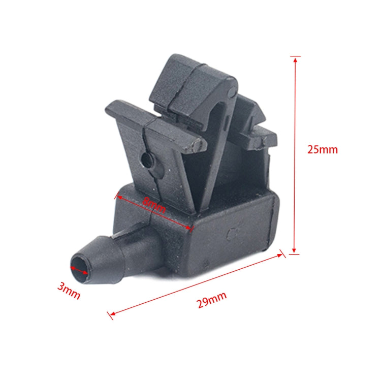 2 PCS Front Windshield Washer Wiper Jet Water Spray Nozzle 6438Z7 for Citroen by buy2fix