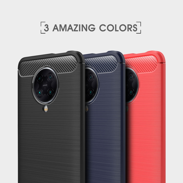 For Xiaomi Redmi K30 Ultra Brushed Texture Carbon Fiber TPU Case(Black) - Xiaomi Cases by buy2fix | Online Shopping UK | buy2fix