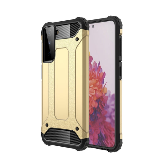 For Samsung Galaxy S21 5G Magic Armor TPU + PC Combination Case(Gold) - Galaxy S21 5G Cases by buy2fix | Online Shopping UK | buy2fix