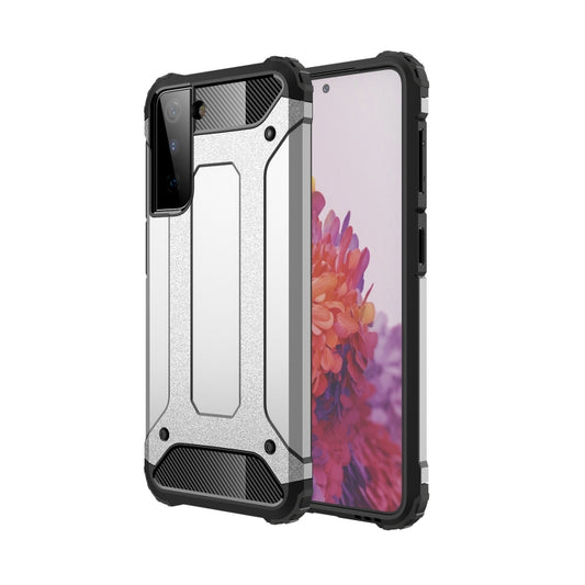 For Samsung Galaxy S21 5G Magic Armor TPU + PC Combination Case(Silver) - Galaxy S21 5G Cases by buy2fix | Online Shopping UK | buy2fix