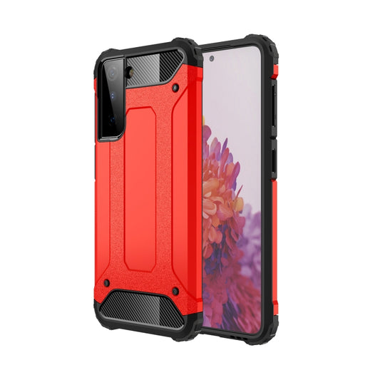 For Samsung Galaxy S21 5G Magic Armor TPU + PC Combination Case(Red) - Galaxy S21 5G Cases by buy2fix | Online Shopping UK | buy2fix