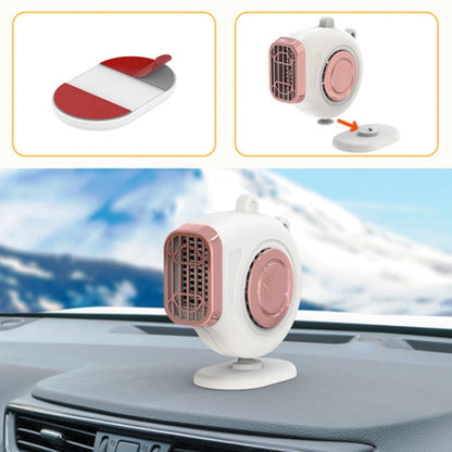 Portable Car Dashboard Electric Heater Winter Defroster, Voltage:24V(Black) by buy2fix