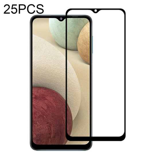 For Samsung Galaxy A12 5G / A12 / A12 Nacho / M12 / A13 5G 25 PCS Full Glue Full Screen Tempered Glass Film - Galaxy Tempered Glass by buy2fix | Online Shopping UK | buy2fix