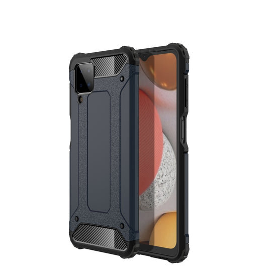 For Samsung Galaxy A12 Magic Armor TPU + PC Combination Case(Navy Blue) by buy2fix