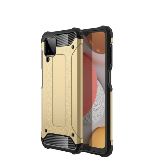 For Samsung Galaxy A12 Magic Armor TPU + PC Combination Case(Gold) - Galaxy Phone Cases by buy2fix | Online Shopping UK | buy2fix