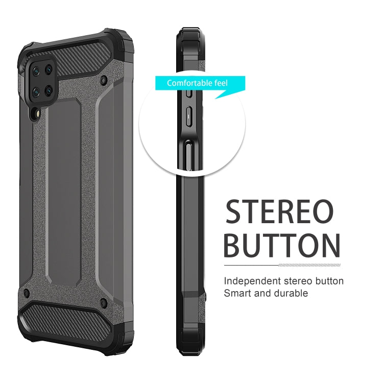 For Samsung Galaxy A12 Magic Armor TPU + PC Combination Case(Silver) by buy2fix