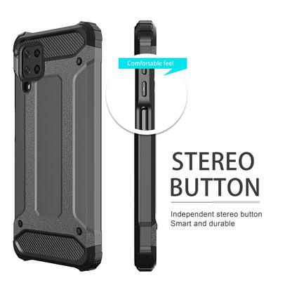 For Samsung Galaxy A12 Magic Armor TPU + PC Combination Case(Black) by buy2fix