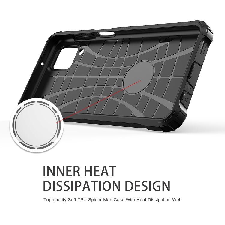 For Samsung Galaxy A12 Magic Armor TPU + PC Combination Case(Silver) by buy2fix