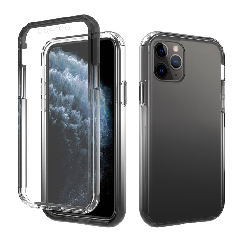 For iPhone 11 Pro Shockproof  High Transparency Two-color Gradual Change PC+TPU Candy Colors Protective Case (Black) - iPhone 11 Pro Cases by buy2fix | Online Shopping UK | buy2fix