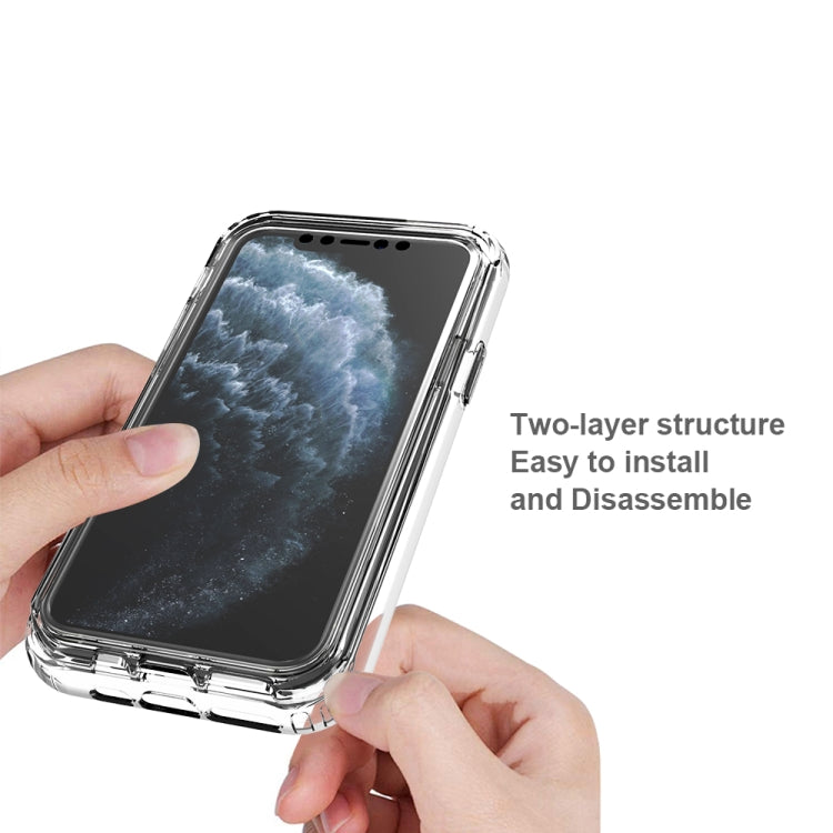For iPhone 11 Pro Shockproof  High Transparency Two-color Gradual Change PC+TPU Candy Colors Protective Case (Black) - iPhone 11 Pro Cases by buy2fix | Online Shopping UK | buy2fix