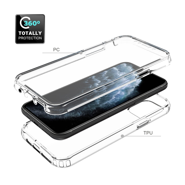 For iPhone 11 Pro Shockproof  High Transparency Two-color Gradual Change PC+TPU Candy Colors Protective Case (Black) - iPhone 11 Pro Cases by buy2fix | Online Shopping UK | buy2fix