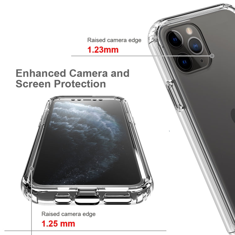 For iPhone 11 Pro Shockproof  High Transparency Two-color Gradual Change PC+TPU Candy Colors Protective Case (Black) - iPhone 11 Pro Cases by buy2fix | Online Shopping UK | buy2fix