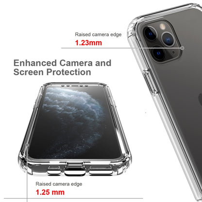 For iPhone 11 Pro Shockproof  High Transparency Two-color Gradual Change PC+TPU Candy Colors Protective Case (Black) - iPhone 11 Pro Cases by buy2fix | Online Shopping UK | buy2fix