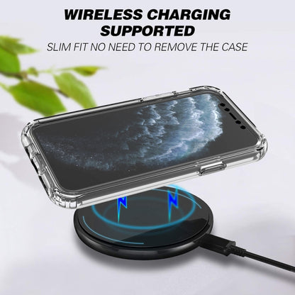 For iPhone 11 Pro Shockproof  High Transparency Two-color Gradual Change PC+TPU Candy Colors Protective Case (Black) - iPhone 11 Pro Cases by buy2fix | Online Shopping UK | buy2fix