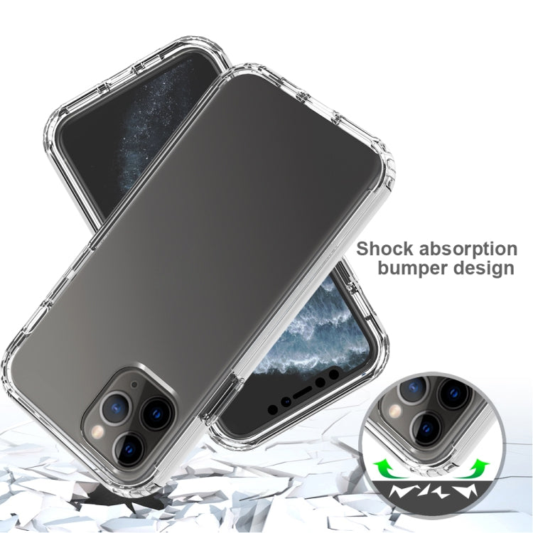 For iPhone 11 Pro Shockproof  High Transparency Two-color Gradual Change PC+TPU Candy Colors Protective Case (Black) - iPhone 11 Pro Cases by buy2fix | Online Shopping UK | buy2fix
