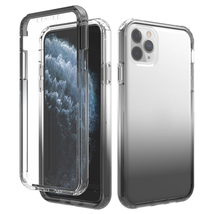 For iPhone 11 Pro Max Shockproof  High Transparency Two-color Gradual Change PC+TPU Candy Colors Protective Case (Black) - iPhone 11 Pro Max Cases by buy2fix | Online Shopping UK | buy2fix