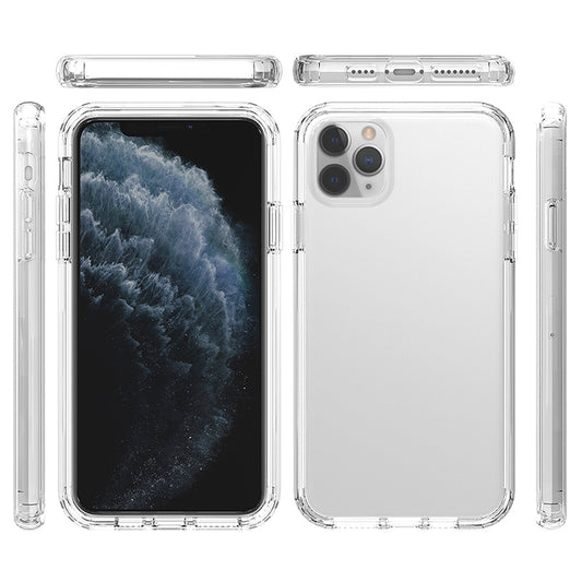 For iPhone 11 Pro Max Shockproof  High Transparency Two-color Gradual Change PC+TPU Candy Colors Protective Case (Black) - iPhone 11 Pro Max Cases by buy2fix | Online Shopping UK | buy2fix