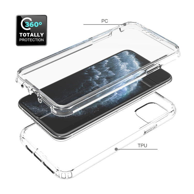 For iPhone 11 Pro Max Shockproof  High Transparency Two-color Gradual Change PC+TPU Candy Colors Protective Case (Black) - iPhone 11 Pro Max Cases by buy2fix | Online Shopping UK | buy2fix