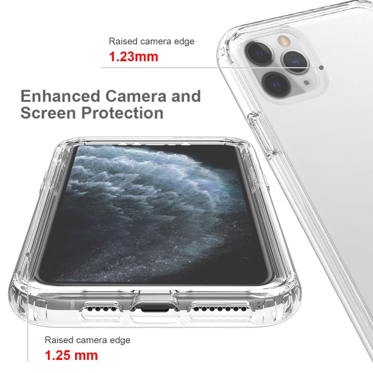For iPhone 11 Pro Max Shockproof  High Transparency Two-color Gradual Change PC+TPU Candy Colors Protective Case (Black) - iPhone 11 Pro Max Cases by buy2fix | Online Shopping UK | buy2fix