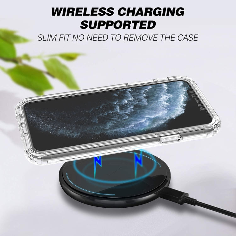 For iPhone 11 Pro Max Shockproof  High Transparency Two-color Gradual Change PC+TPU Candy Colors Protective Case (Black) - iPhone 11 Pro Max Cases by buy2fix | Online Shopping UK | buy2fix