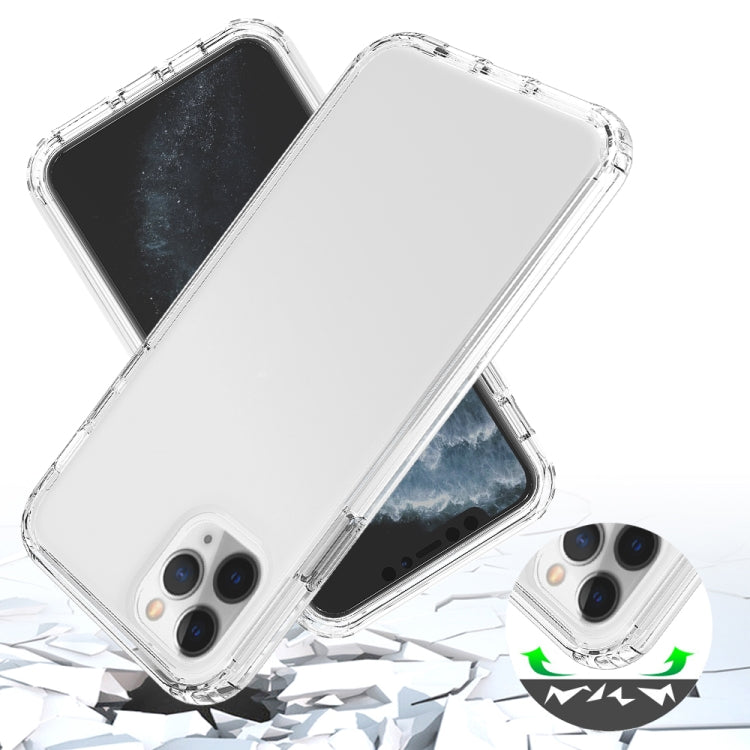 For iPhone 11 Pro Max Shockproof  High Transparency Two-color Gradual Change PC+TPU Candy Colors Protective Case (Black) - iPhone 11 Pro Max Cases by buy2fix | Online Shopping UK | buy2fix