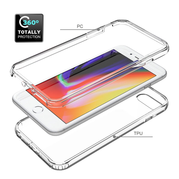 Shockproof  High Transparency Two-color Gradual Change PC+TPU Candy Colors Protective Case For iPhone 6 Plus / 6s Plus(Black) - More iPhone Cases by buy2fix | Online Shopping UK | buy2fix