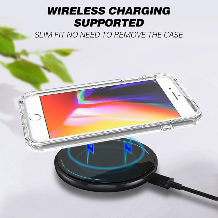 Shockproof  High Transparency Two-color Gradual Change PC+TPU Candy Colors Protective Case For iPhone 6 Plus / 6s Plus(Black) - More iPhone Cases by buy2fix | Online Shopping UK | buy2fix